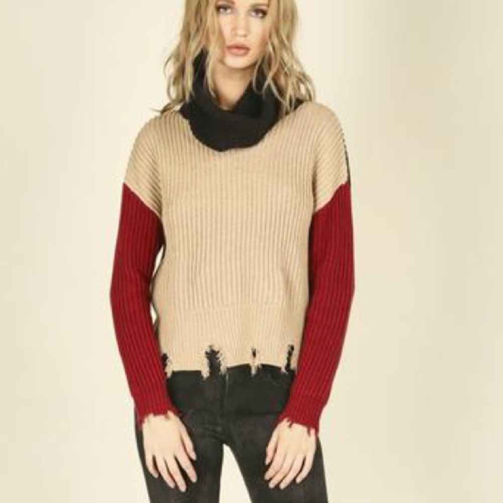 Vintage Havana turtle neck sweater